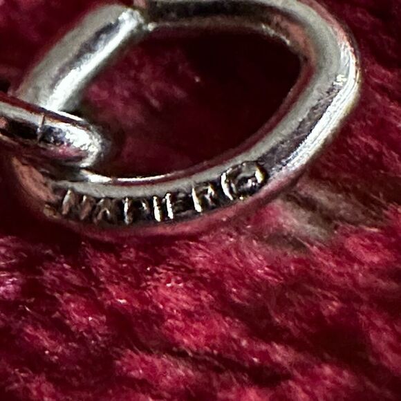 Napier vintage Long  silver tone oval beaded necklace - Picture 7 of 13